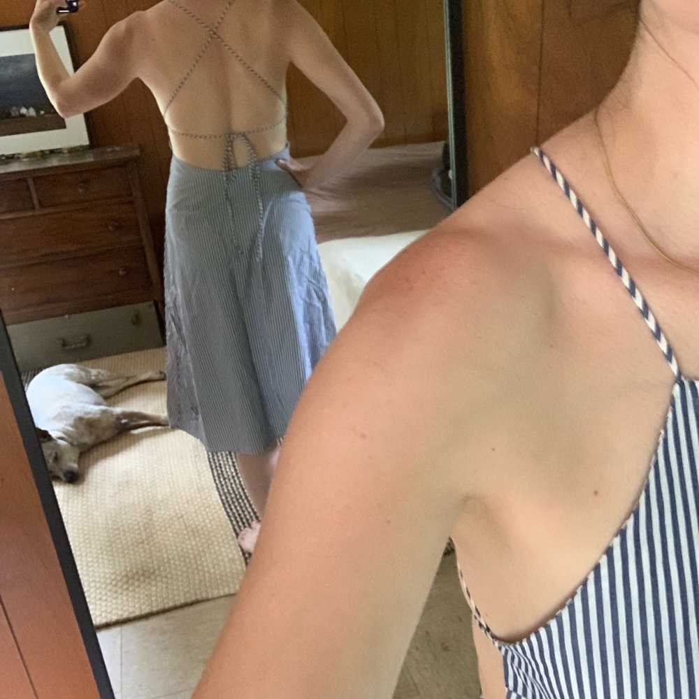 Zara apron dress